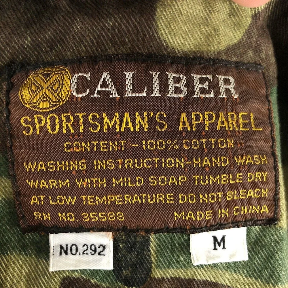 Caliber Sportsman Apparel Camouglage Gamebag Hunting Shooting‎ Vest Men's Medium